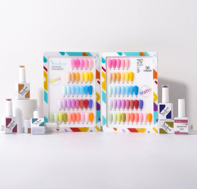 40 pcs Vendeeni UV Gel Polish Set + colour chart - 02
