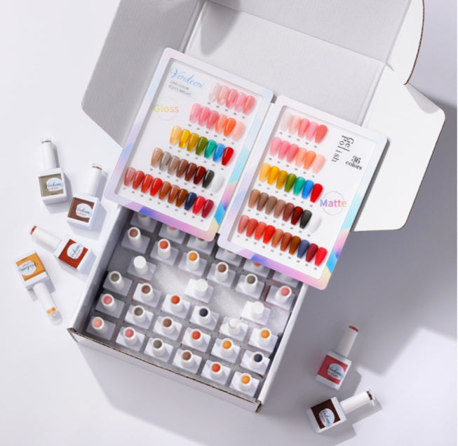 40 pcs Vendeeni UV Gel Polish Set +colour chart - 01