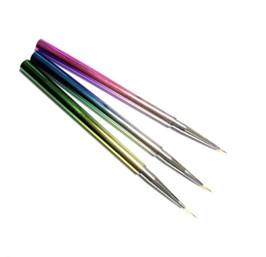 Nail Art Striping Brushes  - 3 pcs Set