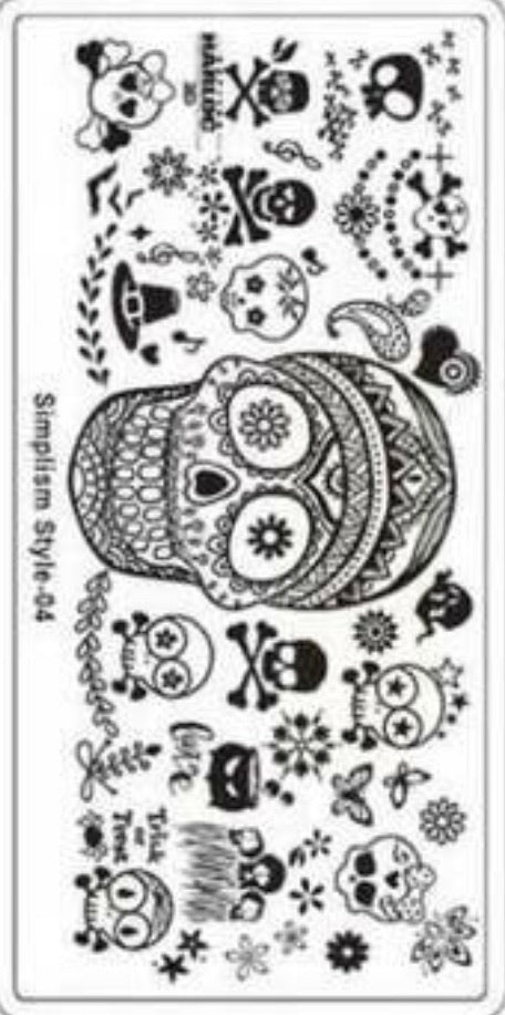 Nail Stamping Metal Plate