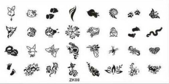 Nail Stamping Metal Plate - ZK