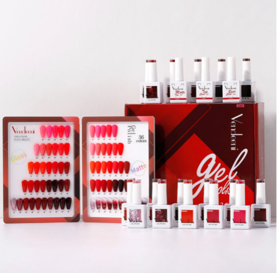40 pcs Vendeeni UV Gel Polish Set + colour chart - 05