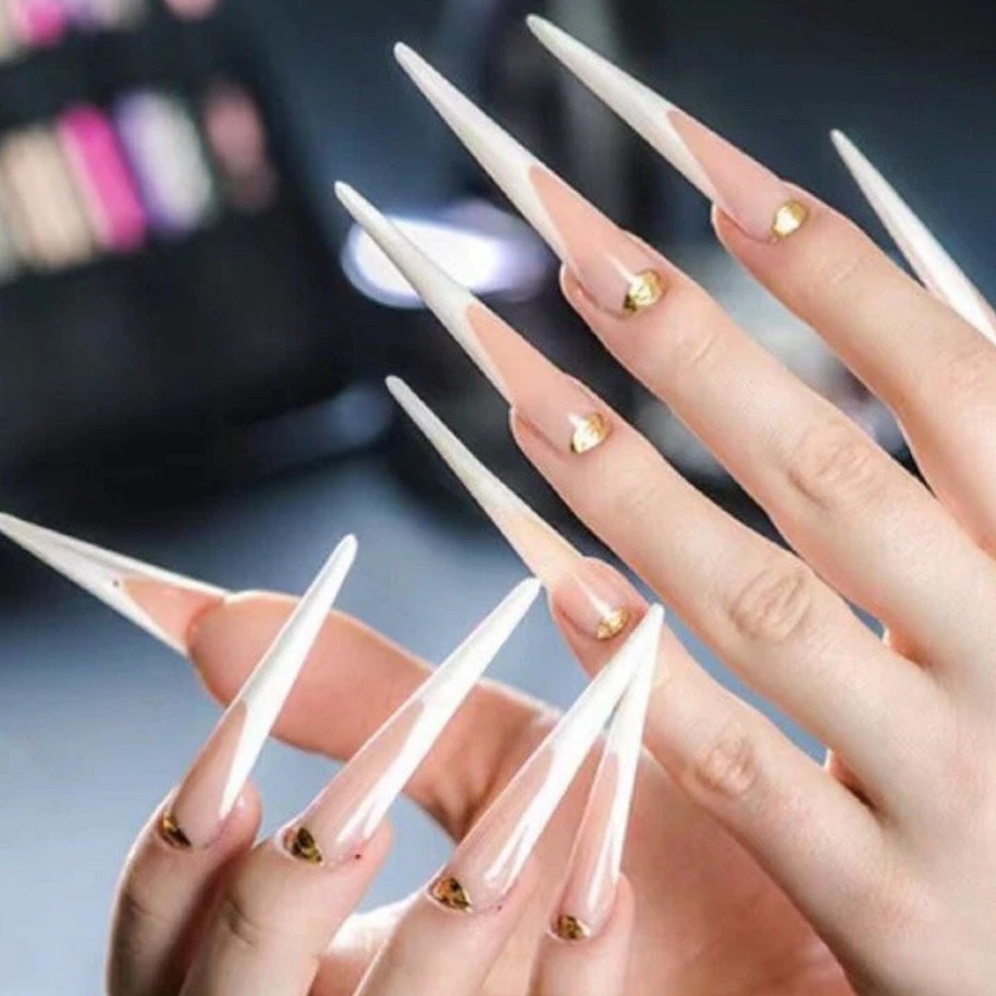 Stiletto tips- XXL Half Cover Tips