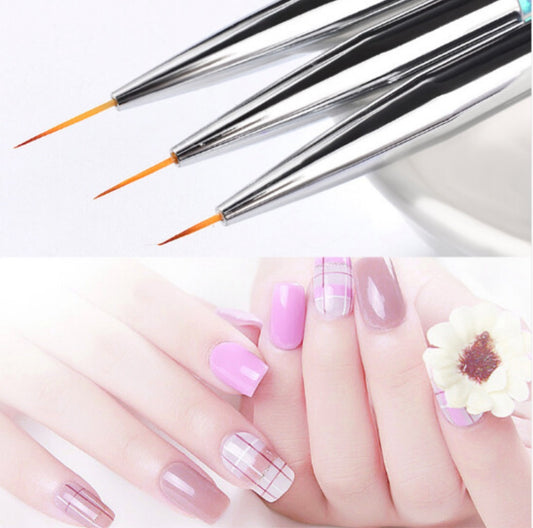 Diamond Striping Brush - 3 pcs