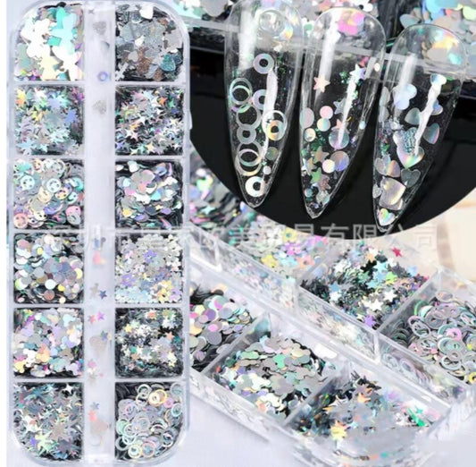 Laser Nail Decoration