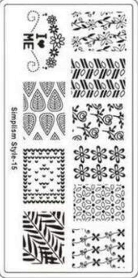 Nail Stamping Metal Plate
