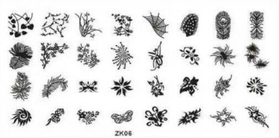 Nail Stamping Metal Plate - ZK