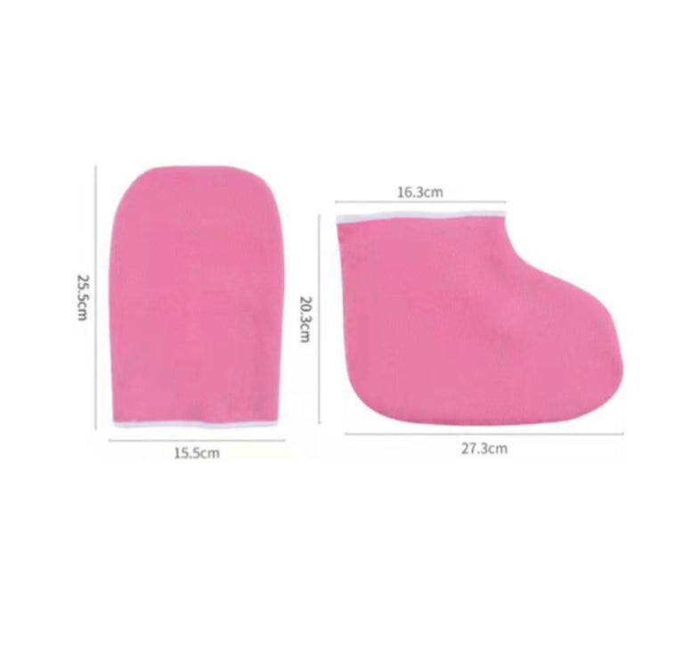 Pink Booties / hands